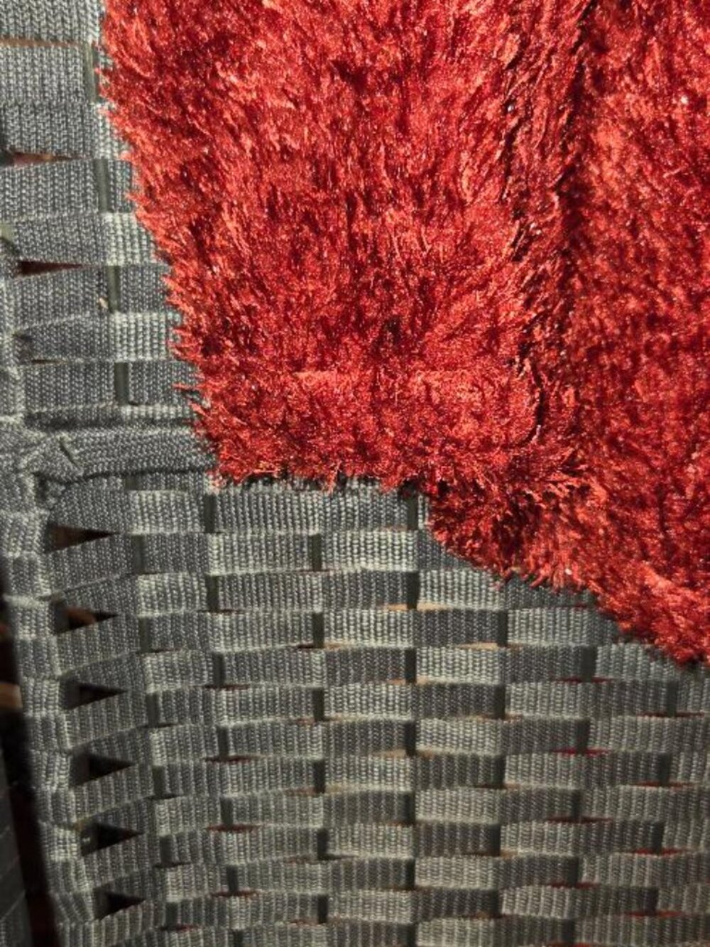 Skye's The Limit Red Eyelash Fuzzy Knit Sweater - Picture 3 of 7